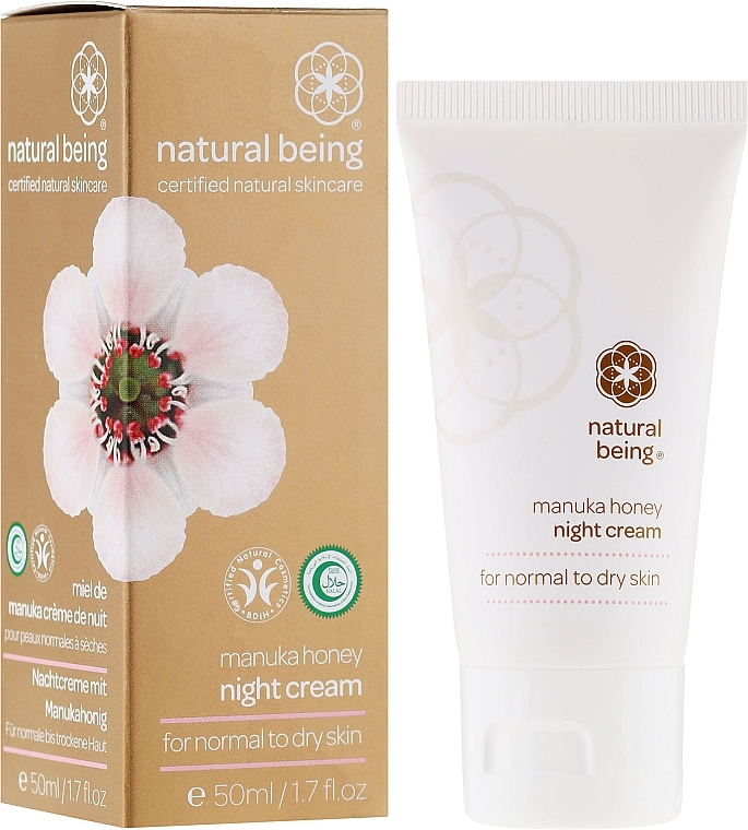 Face Cream for Normal and Dry Skin - Natural Being Manuka Honey Night Cream — photo N1