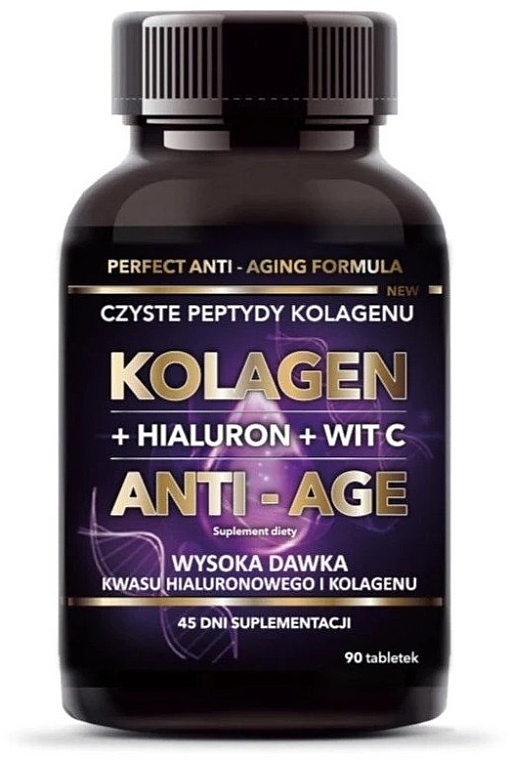 Collagen, Hyaluronic Acid & Vitamin C Pills - Intenson Anti Age Kolagen + Hialuron + Wit C — photo N1