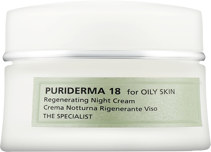 Ultra-Healing Night Acid Cream for Acne & Demodicosis - Beauty Spa The Specialist Puriderma 18 For Oily Skin — photo N1