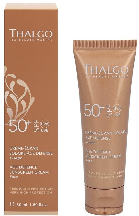Anti-Aging Facial Sun Cream - Thalgo Age Defence Sunscreen Cream SPF 50 — photo N7