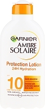 Fragrances, Perfumes, Cosmetics Sun Milk SPF10 - Garnier Ambre Solaire Protection Lotion