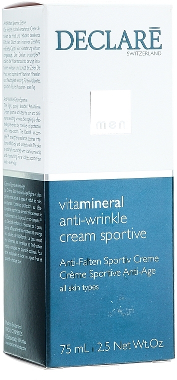 Anti-Aging Cream "Sport" - Declare Men Vitamineral Anti-Wrinkle Cream Sportive — photo N3