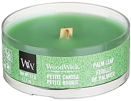 Fragrances, Perfumes, Cosmetics Scented Candle in Glass - Woodwick Petite Candle Palm Leaf 