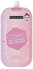 Fragrances, Perfumes, Cosmetics Holographic Peeling Face Mask - Freeman Cosmic Holographic Peel-Off Mask Luminizing Rose Quartz