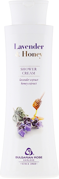 Shower Cream "Lavender and Honey" - Bulgarian Rose Lavender & Honey — photo N2