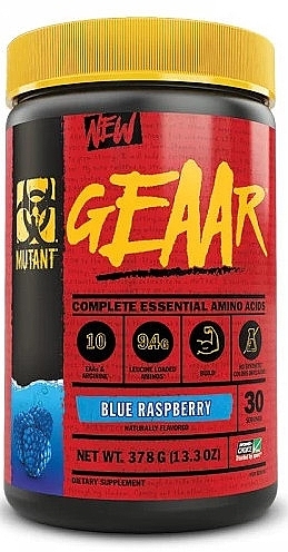 Blue Raspberry Amino Acid Complex - Mutant Geaar Blue Raspberry — photo N1