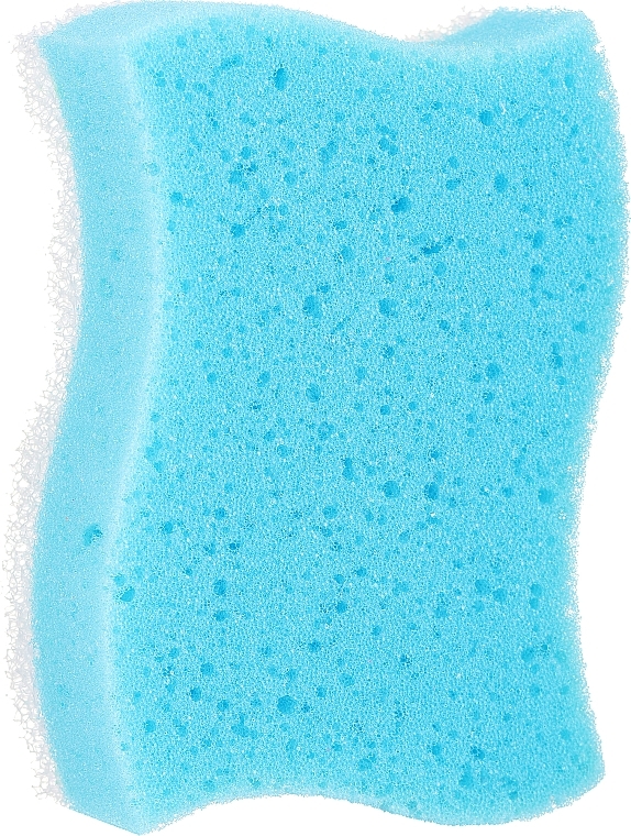 Massage Bath Sponge 'Fala', blue - Ocean — photo N1