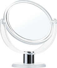 Fragrances, Perfumes, Cosmetics Table Mirror, Double-Sided, 9275, white, 12 cm - Donegal Mirror