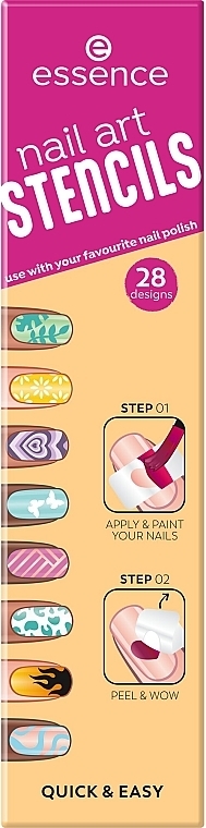 Nail Stencils - Essence Nail Art Stencils — photo N2