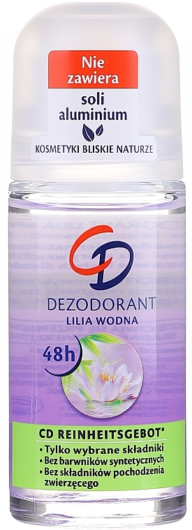 Water Lily Roll-On Deodorant - CD Wasserlilie 48H — photo N1