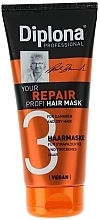 Fragrances, Perfumes, Cosmetics Dry & Damaged Hair Mask - Diplona Professional Your Repair Profi Mask