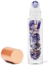 Bottle with Sodalite Crystals, 10 ml - Crystallove — photo N1