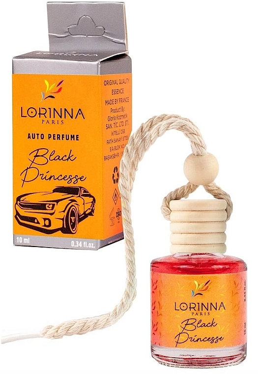 Car Perfume - Lorinna Paris Black Princesse Auto Perfume — photo N1