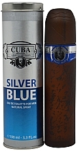 Fragrances, Perfumes, Cosmetics Cuba Silver Blue - Eau de Toilette