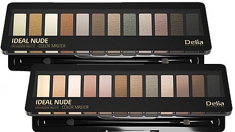 Eyeshadow Palette - Delia Cosmetics Color Master Ideal Nude — photo N3