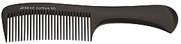 Titanium Comb with Handle, black - Janeke 825 Titanium Range Comb — photo N1