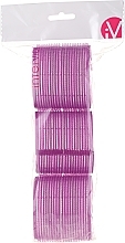 Fragrances, Perfumes, Cosmetics Velcro Curlers, 499592, Violet - Inter-Vion