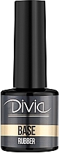 Fragrances, Perfumes, Cosmetics Rubber Base Coat - Divia Rubber Base