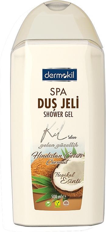 Coconut Shower Gel - Dermokil Coconut Shower Gel — photo N1