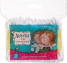 Fragrances, Perfumes, Cosmetics Cotton Buds "Gapchinska", 200 pcs - Novita Delicate