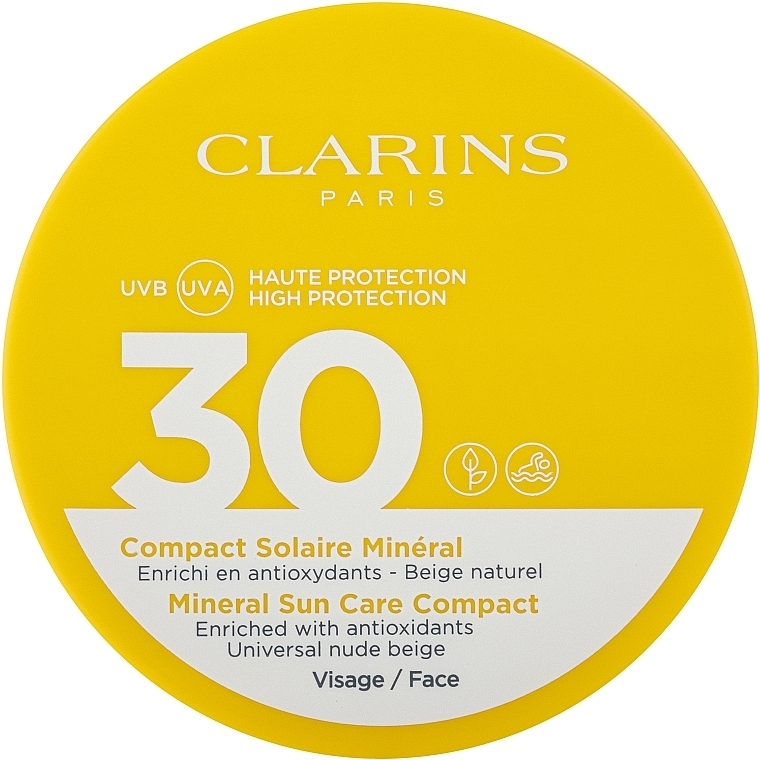 Lightly Tinted Facial Sun Fluid SPF 30 - Clarins Mineral Sun Care Compact — photo N1