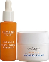 Set - Lumene Valo Nordic-C Magical Glow Set (essence/30 ml + cr/50 ml) — photo N2