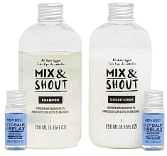 Set for All Hair Types - Mix & Shout Soothing Routine (sham/250ml + condit/250ml + ampoul/2x5ml) — photo N2