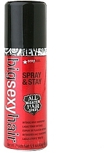 Extra Strong Hold Volume Hair Spray - SexyHair BigSexyHair Spray & Stay All Nighter Hair Spray Intense Hold — photo N2