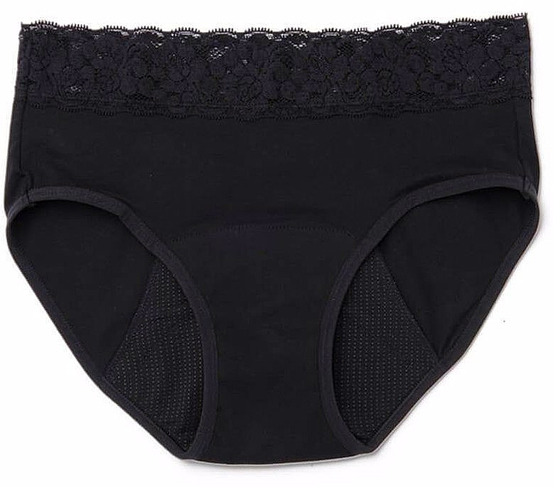 Menstrual Briefs, black - Platanomelon Kiwitas Encage Menstrual Briefs — photo N1