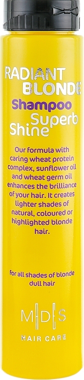 Shining Blonde Set - Mades Cosmetics (shm/2x250 ml + cond/250 ml) — photo N7