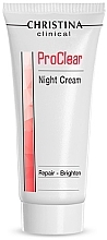 Fragrances, Perfumes, Cosmetics Replenishing Night Cream - Christina Clinical ProClear Night Cream