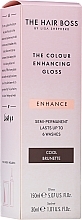 Fragrances, Perfumes, Cosmetics Set - The Hair Boss The Colour Enhancing Gloss Cool Brunette(h/color enhancer/150ml + h/cond/30ml) (150 ml)