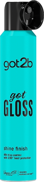 Shiny Hair Spray - Got2b Got Gloss Shine Finish — photo N1