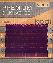 Fragrances, Perfumes, Cosmetics Butterfly B 0.15 Purple False Eyelashes (6 rows: 12 mm) - Kodi Professional