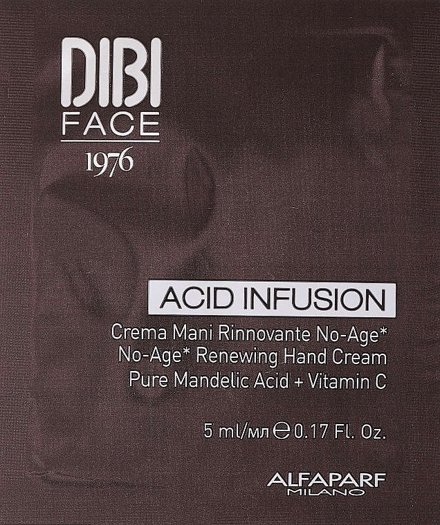 GIFT! Anti-Aging Repairing Hand Cream - DIBI Milano Acid Infusion No-Age Renewing Hand Cream (sample) — photo N1