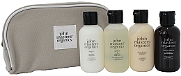 Fragrances, Perfumes, Cosmetics Set - John Masters Organics Travel Kit Hair & Body (shmp/60ml + h/cond/60ml + b/milk/60ml + s/g/60ml)