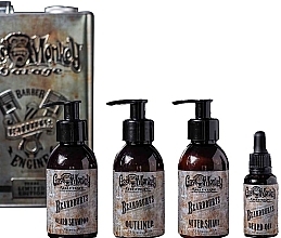 Set, 4 products - Beardburys Gas Monkey Shaving Kit — photo N1