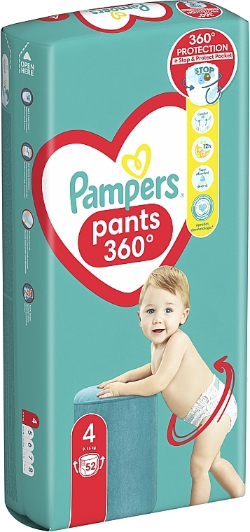 Diaper Pants, size 4 (maxi), 9-15 kg, - Pampers Pants Maxi — photo N10