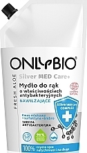 Fragrances, Perfumes, Cosmetics Hand Soap - Only Bio Silver Med Care+ Fresh Aloe Hand Soap (doypack)