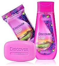 Fragrances, Perfumes, Cosmetics Set - Oriflame Discover Tuscan Sunset (soap/90g + Shower Gel/250ml)