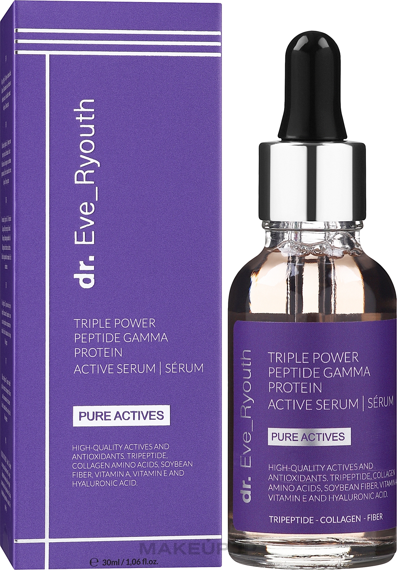 Active Serum with Protein & Peptide - Dr. Eve_Ryouth Triple Power Peptide Gamma Protein Active Serum — photo 30 ml