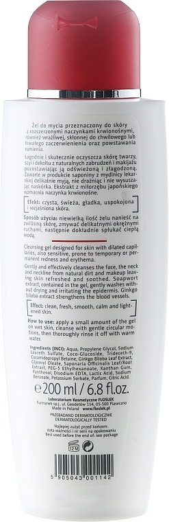 Cleansing Gel for Face - Floslek Dilated Capillaries Line Cleansing Gel — photo N2