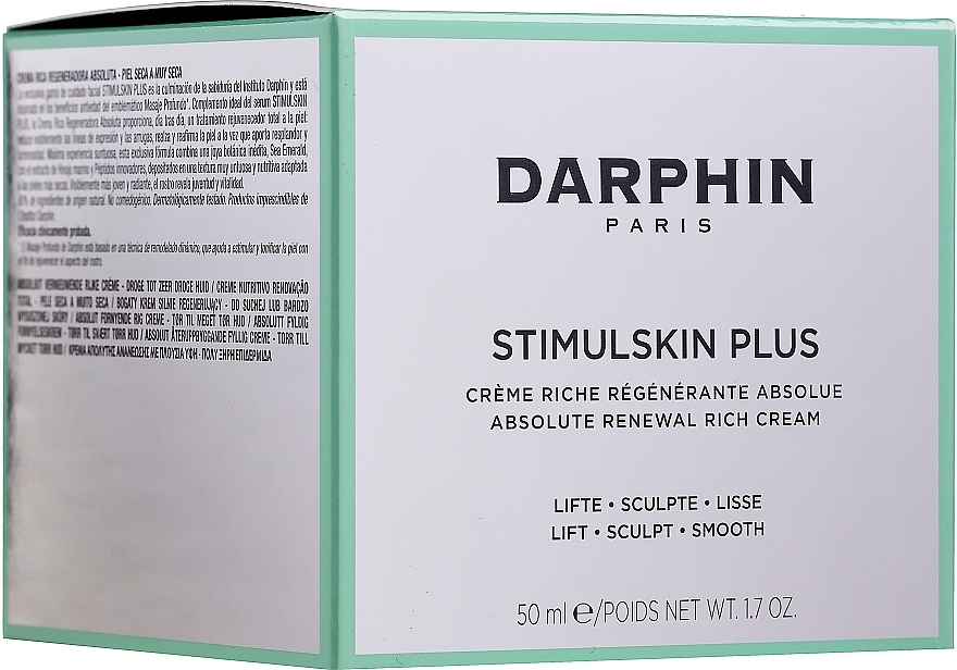 Anti-Ageing Cream 'Absolute Renewal' - Darphin Stimulskin Plus Absolute Renewal Rich Cream — photo N2