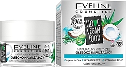 Fragrances, Perfumes, Cosmetics Facial Cream Gel "Aloe & Coconut Water" - Eveline I Love Vegan Food Face Kream