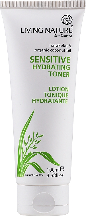 Hydrating Face Toner - Living Nature Sensitive Hydrating Toner — photo N1