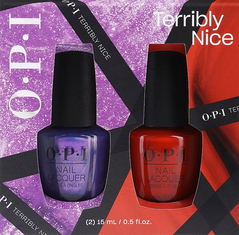 Nail Polish Set - OPI Terribly Nice Holiday Duo Set (lacquer/2x15ml) — photo N1