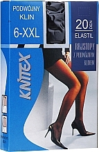 Women Tights "Elastil" 20 Den, nero - Knittex — photo N5