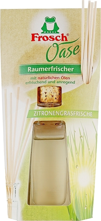 Air Freshener with Natural Oil "Lemongrass" - Frosch Oase — photo N1