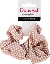 Fragrances, Perfumes, Cosmetics Hairband, FA-5616, beige with white polka dots - Donegal