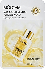 Fragrances, Perfumes, Cosmetics Moisturizing Anti-Aging Face Mask with 24K Gold - Mooyam 24K Gold Serum Facial Mask